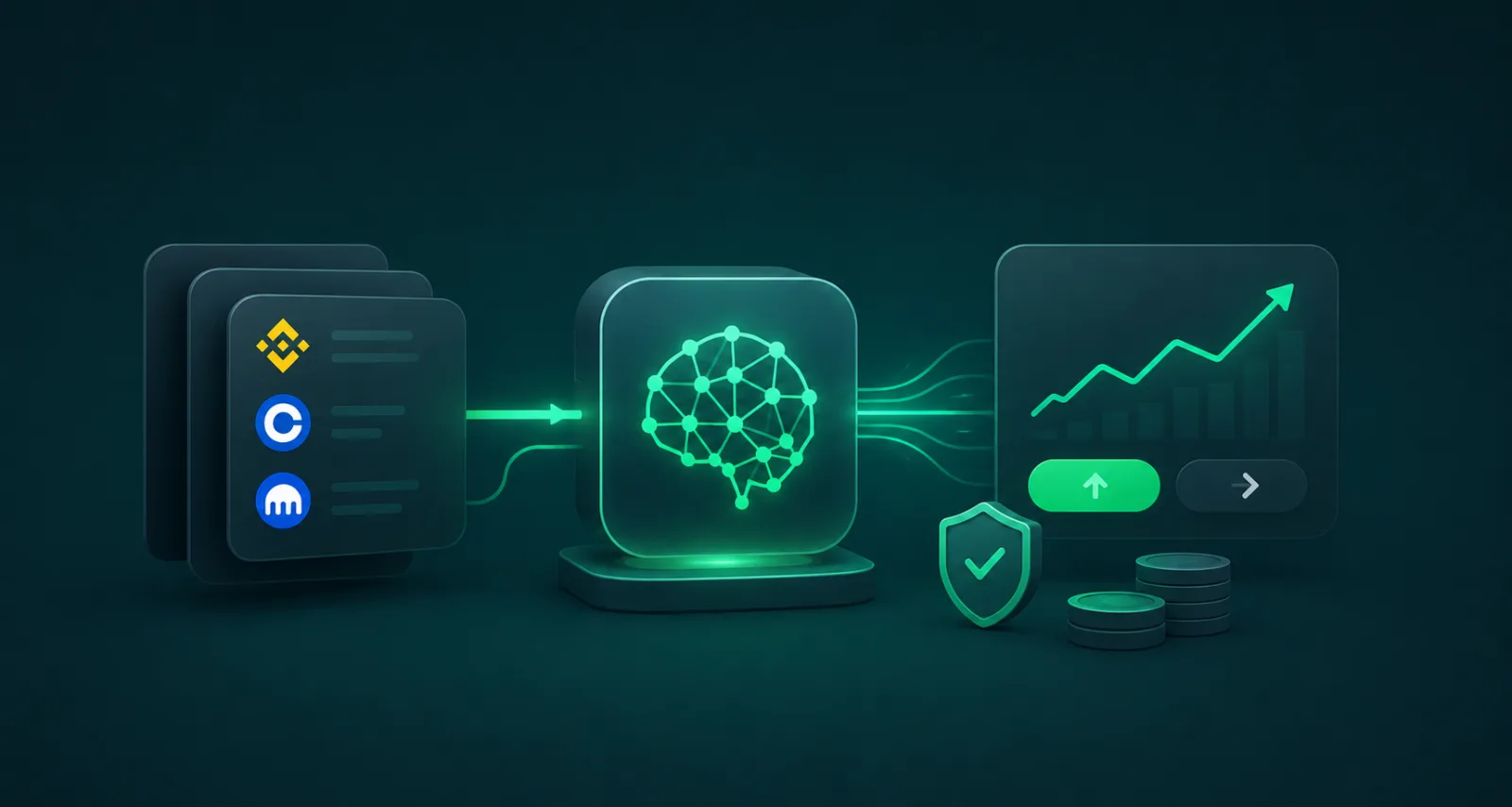 Motore di trading algoritmico che elabora i dati di mercato e genera input di segnale gestiti dal punto di vista del rischio